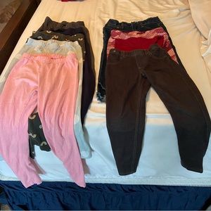 Assorted colors girls leggings size 6 (10 in a batch)